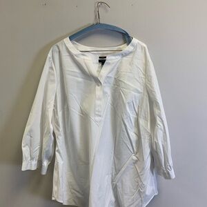 Talbots White Women's Blouse